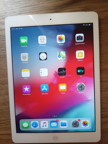 Ipad apple 2013 air blanc - apple, wifi