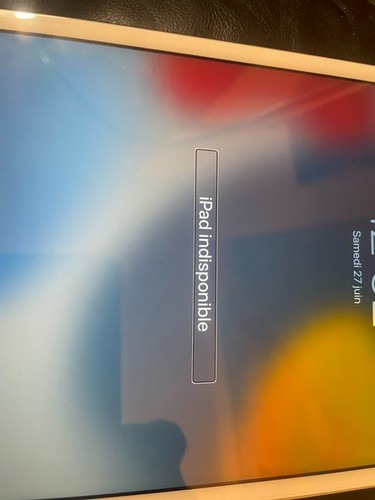 Ipad mini bloqué - ipad,