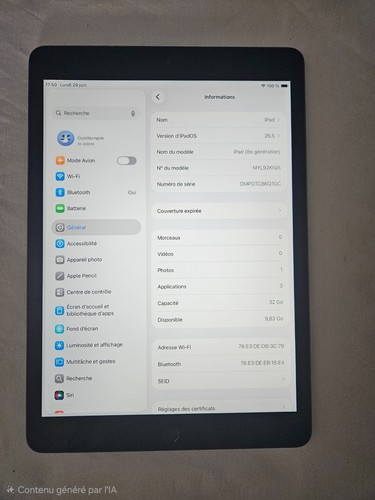 Ipad 8ᵉ génération - ipad, 32